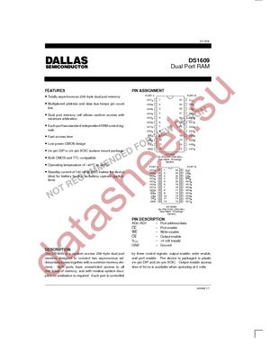 DS1609S-50 datasheet  